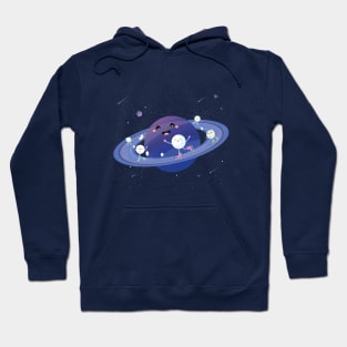 Space Ice Skating Hoodie